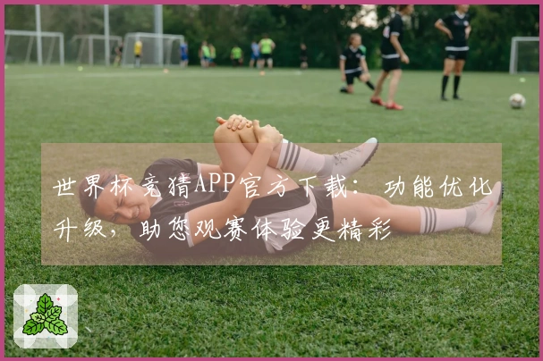 世界杯竞猜APP官方下载：功能优化升级，助您观赛体验更精彩