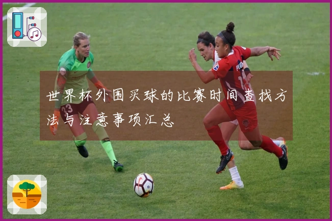 世界杯外围买球的比赛时间查找方法与注意事项汇总