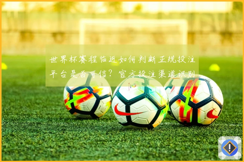 世界杯赛程临近如何判断正规投注平台是否可信？官方投注渠道识别指南
